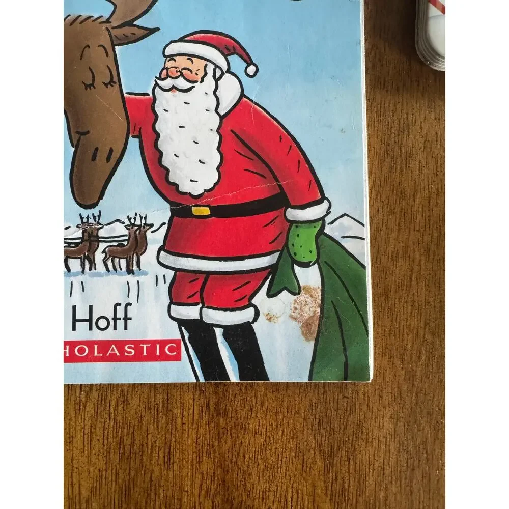 Scholastic Christmas Kids Book Lot 5 Mooseltoe Santa's Moose Black Lagoon